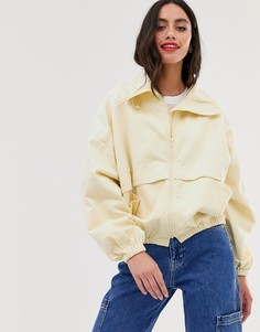 Белая джинсовая куртка ASOS DESIGN - Кремовый