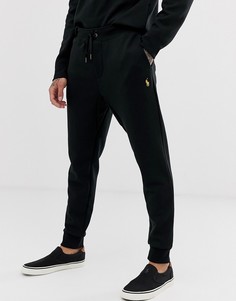 Черные джоггеры с логотипом Polo Ralph Lauren Black & Gold Capsule - Черный