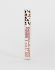 Блеск для губ NYX Professional Makeup Filler Instinct - Sparkling Please - Коричневый