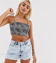 Топ с цветочным принтом Missguided petite - Мульти