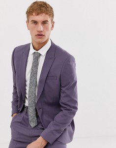 Приталенный пиджак пыльно-фиолетового цвета ASOS DESIGN - Фиолетовый