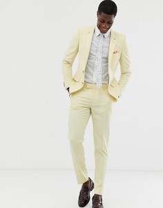Желтые брюки скинни ASOS DESIGN wedding - Желтый