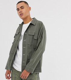 Рубашка в стиле милитари Reclaimed Vintage - Светло-бежевый