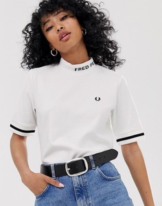 Футболка с логотипом Fred Perry - Белый