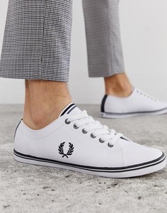 Белые кожаные кроссовки Fred Perry Kingston - Белый