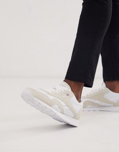 Белые нейлоновые кроссовки Reebok Classic - Белый