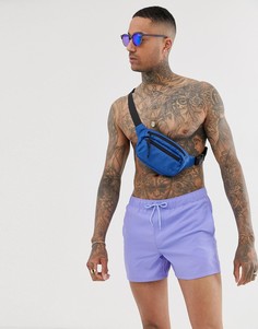 Короткие фиолетовые шорты для плавания ASOS DESIGN - Фиолетовый