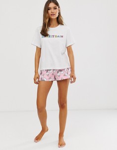 Комбинируемые пижамные шорты ASOS DESIGN - Мульти