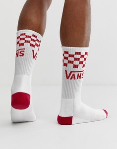 Белые носки в шахматную клетку Vans - 1 пара - Белый