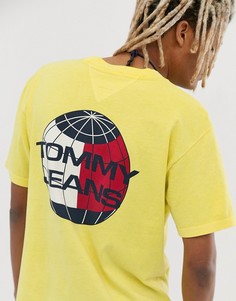 Желтая футболка с логотипом на спине Tommy Jeans Summer Heritage Capsule - Желтый
