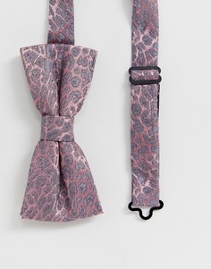 Розовый галстук-бабочка с леопардовым принтом Twisted Tailor - Розовый
