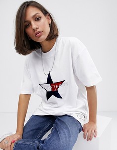 Футболка с логотипом-звездой Tommy Jeans summer heritage - Белый