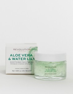 Успокаивающая маска для лица с алоэ вера и водной лилией Revolution Skincare - Мульти