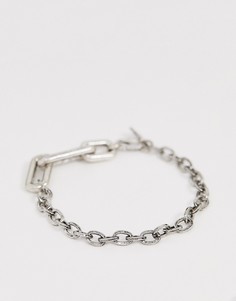 Серебристый браслет-цепочка Icon Brand - Серебряный