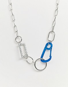 Серебристое ожерелье ASOS DESIGN - Серебряный