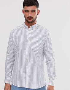 Белая рубашка в полоску Burton Menswear - Белый