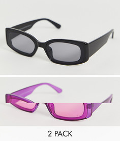 2 пары солнцезащитных очков кошачий глаз SVNX - Мульти 7X