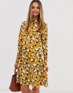 Свободное платье с леопардовым принтом Vila - Мульти