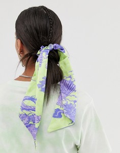 Платок с принтом драконов ASOS DESIGN - Мульти