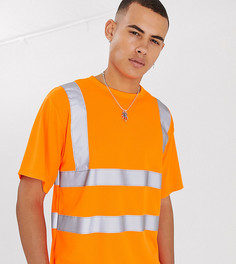 Футболка со светоотражающей отделкой Reclaimed Vintage - Оранжевый