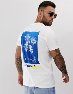 Белая футболка с принтом на спине Jack & Jones - Originals - Белый