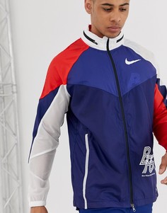 Синяя спортивная куртка Nike Running BRS pack - Синий