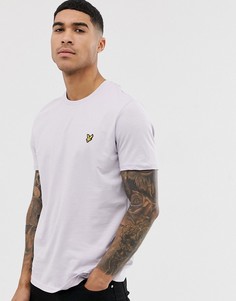 Сиреневая футболка с логотипом Lyle & Scott - Фиолетовый