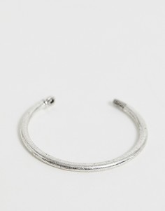Серебристый браслет-манжета Icon Brand - Серебряный