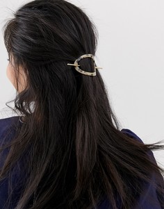 Заколка для волос с кольцом ASOS DESIGN - Золотой