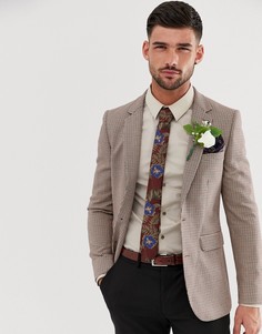 Красный блейзер в клетку Burton Menswear - Красный