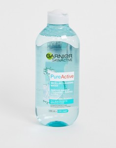 Очищающая мицеллярная вода 400 мл для жирной кожи Garnier - Pure Active - Бесцветный