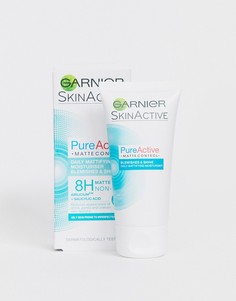 Увлажняющее матирующее средство для лица от прыщей Garnier - Pure Active, 50 мл - Бесцветный