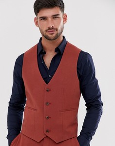Приталенный жилет ASOS DESIGN - Красный