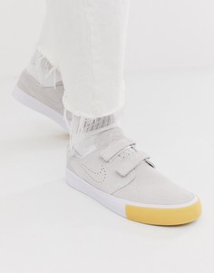 Кроссовки на липучках Nike SB Zoom Janoski - Бежевый