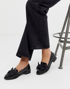Черные туфли на плоской подошве ASOS DESIGN Matchsticks - Черный