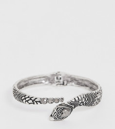 Браслет в виде змеи Reclaimed Vintage inspired эксклюзивно для ASOS - Серебряный