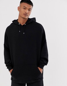 Черный oversize-худи ASOS DESIGN - Черный
