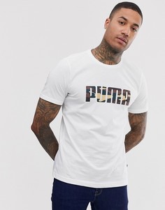 Белая футболка с логотипом Puma - Белый