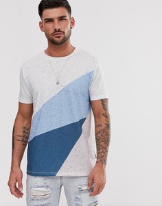 Футболка со вставками Burton Menswear - Серый