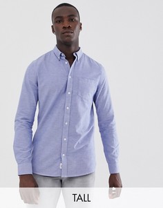 Синяя оксфордская рубашка Burton Menswear Big & Tall - Синий