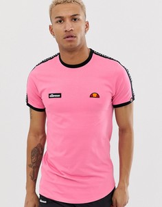 Розовая футболка с лентой ellesse Fede - Розовый