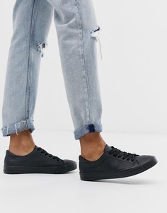Черные кроссовки на шнуровке New Look - Черный