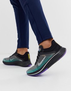 Серые кроссовки Nike Running - Zoom Fly SP - Серый