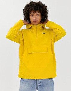 Желтая ветровка с логотипом-трилистником adidas Originals - Желтый