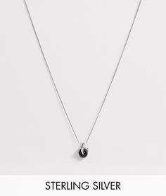 Серебряное ожерелье Reclaimed Vintage inspired эксклюзивно для ASOS - Серебряный