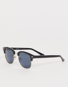 Черные солнцезащитные очки с оправой в стиле ретро и поляризованными стеклами Levis - Черный Levis®