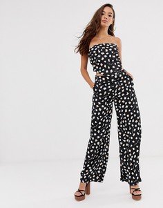 Широкие брюки с принтом River Island x Caroline Flack - Мульти