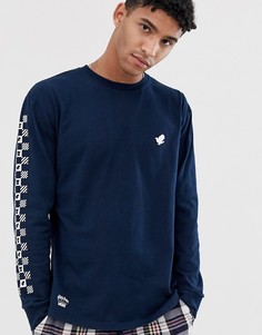 Темно-синий лонгслив Vans X Harry Potter Ravenclaw - Черный