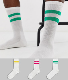 Комплект из 3 пар спортивных носков New Look - Мульти