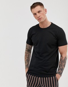 Черная футболка из органического хлопка Brave Soul - Черный